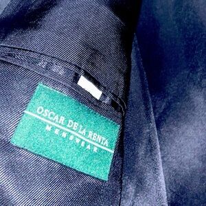 Oscar De La Renta Black Blazer Men’s Sz 42R